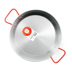 Outlet Steel 12 Person Paella Pan, 40cm Spanish Ingredients|Pots & Pans