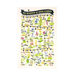 Hot Bee Friendly Tea Towel Made In The Uk|Kitchen Textiles & Clothing