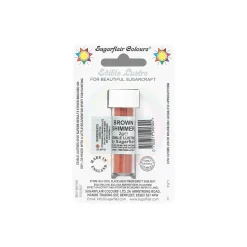 Best Edible Lustre Glitter Dust, Brown 2g Ingredients Brands|Baking Ingredients
