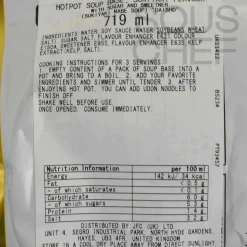 Sale Sukiyaki Soup Base, 750g Ingredients Brands|Stock & Bouillon