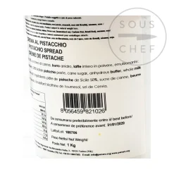 Hot Sweet Sicilian Pistachio Cream, 1kg Ingredients Brands|Italian Ingredients