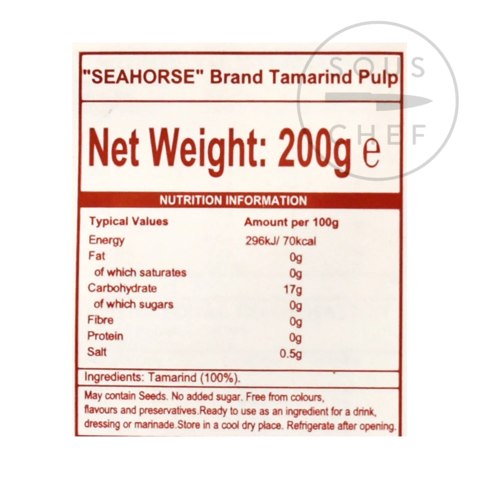 Sale Tamarind Pulp, 200g Southeast Asian Ingredients|Sauces & Condiments