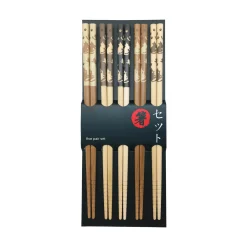 Best Tan Lucky Cats Chopsticks, 5 Pairs Japanese Ingredients|Tableware Brands