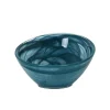 Hot Teal Marble Glass Bowl, 14.5cm Tableware Brands|Crockery & Dinnerware