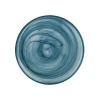 Clearance Teal Marble Glass Dinner Plate, 28cm Plates|Crockery & Dinnerware