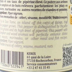 Hot Black Sao Tome Pepper, 60g Ingredients Brands|Herbs & Spices