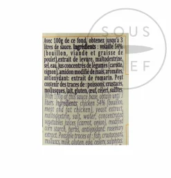 New Chicken Base, 100g French Ingredients|Stock & Bouillon