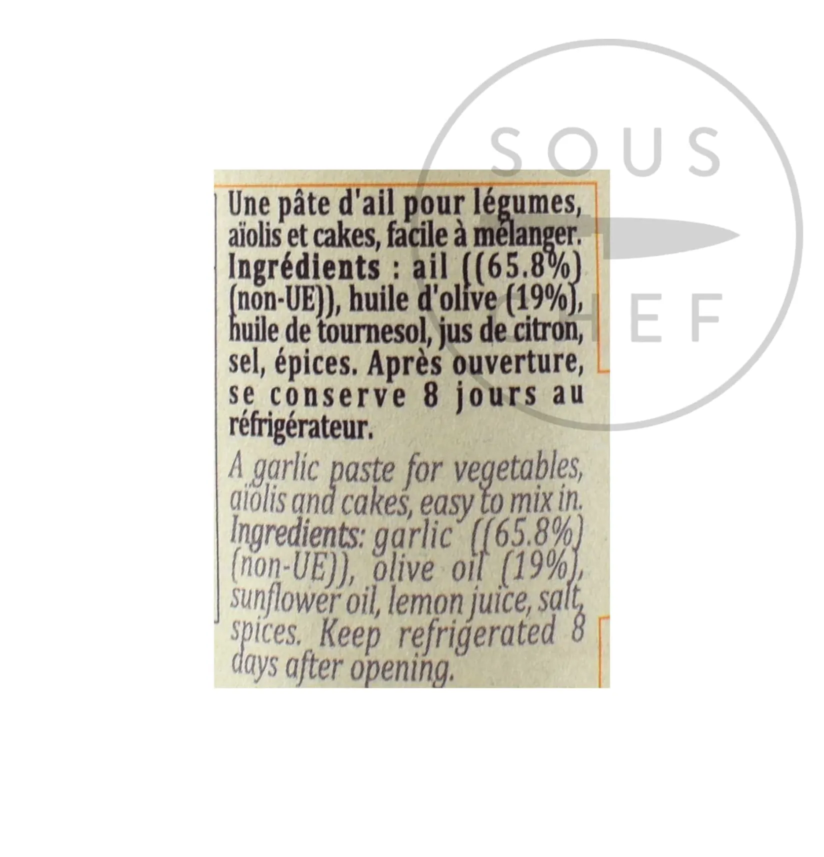 Best Garlic Paste, 90g Ingredients Brands|Indian Ingredients