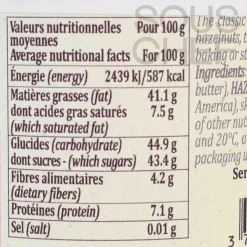 Hot Hazelnut Spread, 300g Ingredients Brands|Italian Ingredients