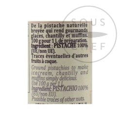 Pistachio Paste, 100g Ingredients Brands|French Ingredients