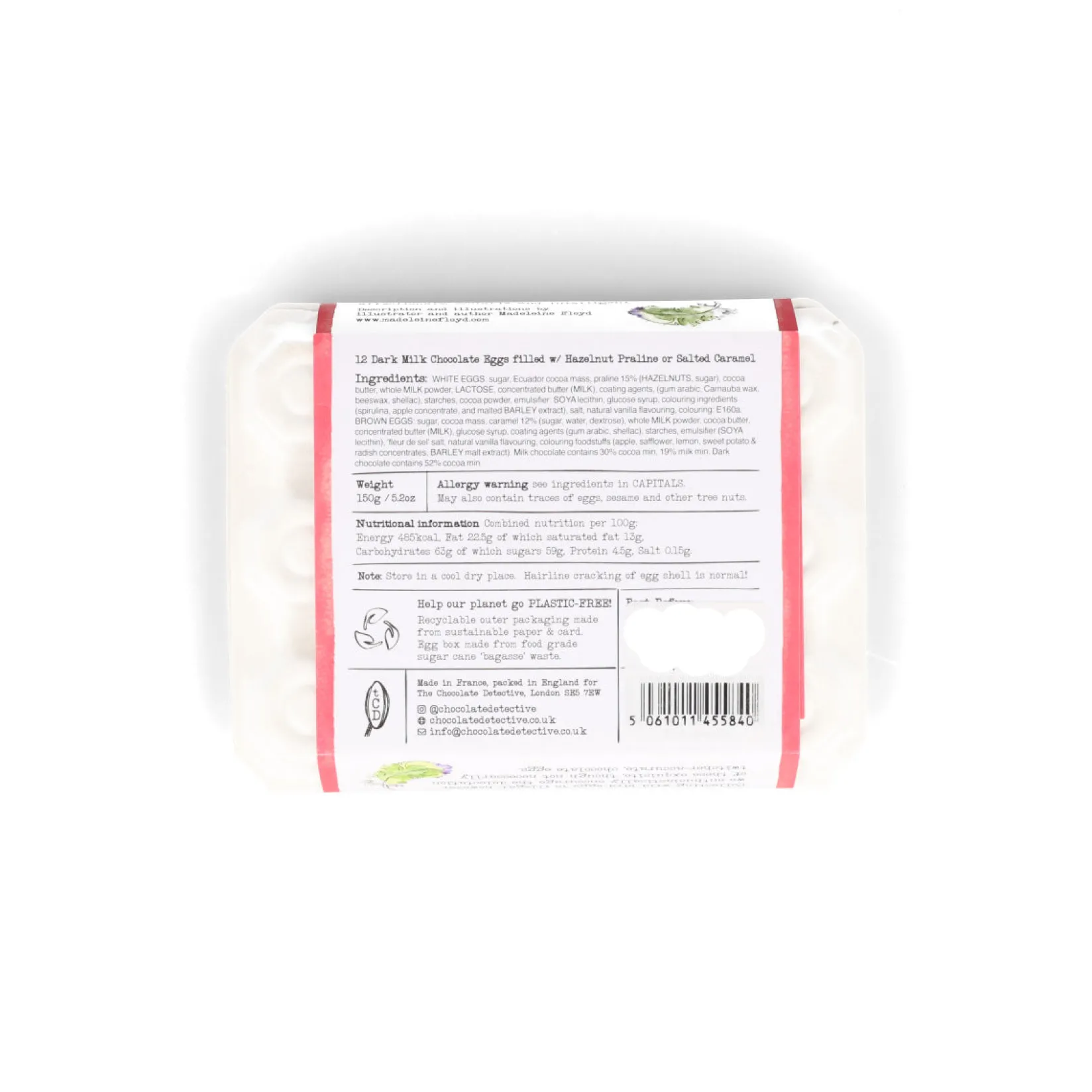 Sale The 12 Rainbow Lovebird Chocolate Eggs, 150g Chocolate & Sweets|Ingredients Brands