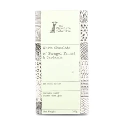 The White Broken Chocolate with Foraged Fennel & Cardamom, 100g Ingredients Brands|Chocolate & Sweets