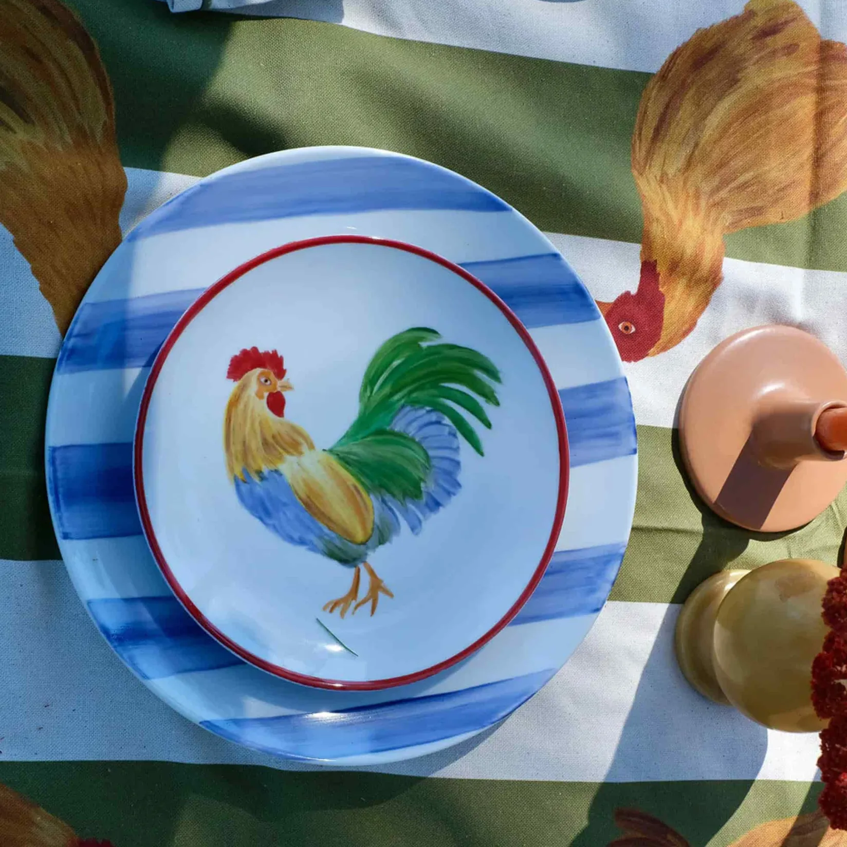 Discount Pepe Rooster Porcelain Side Plate, 21cm Tableware Brands|Plates