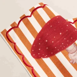 Outlet Striped Amanita Mushroom Cotton Placemat Tableware Brands