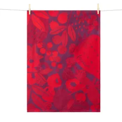 Clearance Red Fruits French Jacquard Tea Towel Kitchen Textiles & Clothing