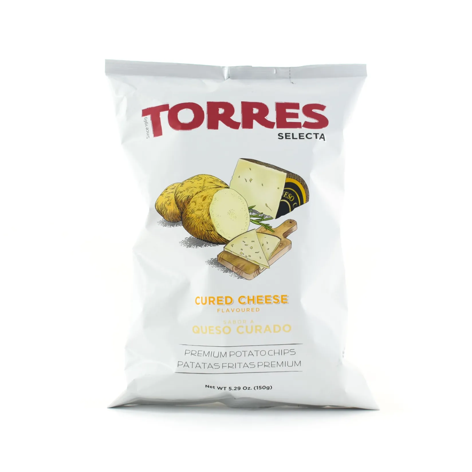 Clearance Cured Cheese Crisps, 150g Spanish Ingredients|Snacks