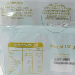 Sale Tortas de Aceite Olive Oil Biscuits with Sea Salt and Rosemary, 180g Ingredients Brands|Spanish Ingredients