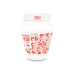 Best Sour Black Cherries in Syrup in Ceramic Jar Italian Ingredients|Baking Ingredients