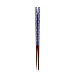 Sale Traditional Japanese Lancewood Navy Asanoha Washi Chopsticks, 23cm Japanese Ingredients|Cutlery