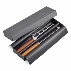 Set of 2 Cheese Knife & Slicer with Plum Wood Handle Kitchen Knives