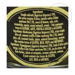 Best Truffle & Mushroom Salsa, 80g Italian Ingredients|Vegetables