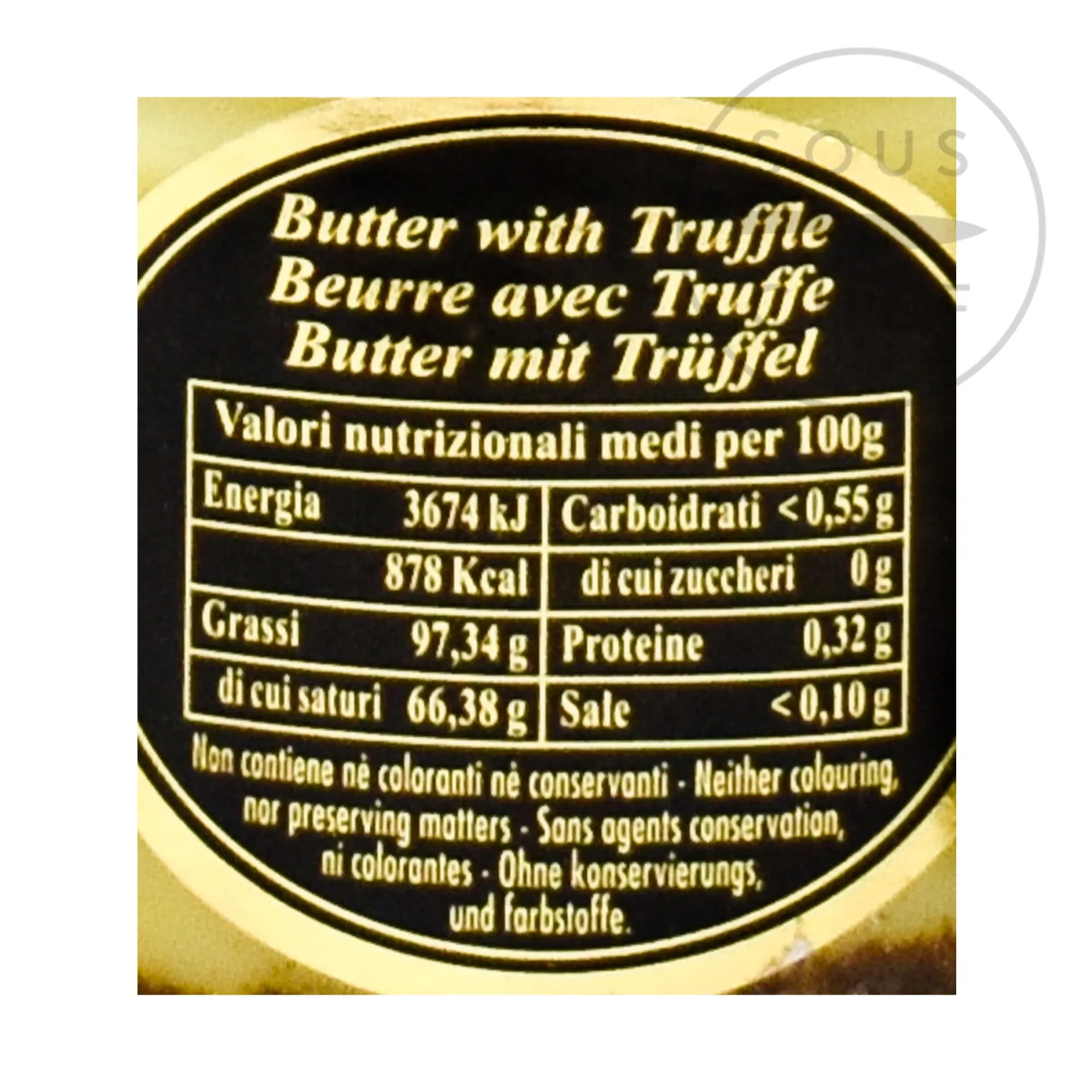 Truffle Butter Ingredients Brands|Italian Ingredients