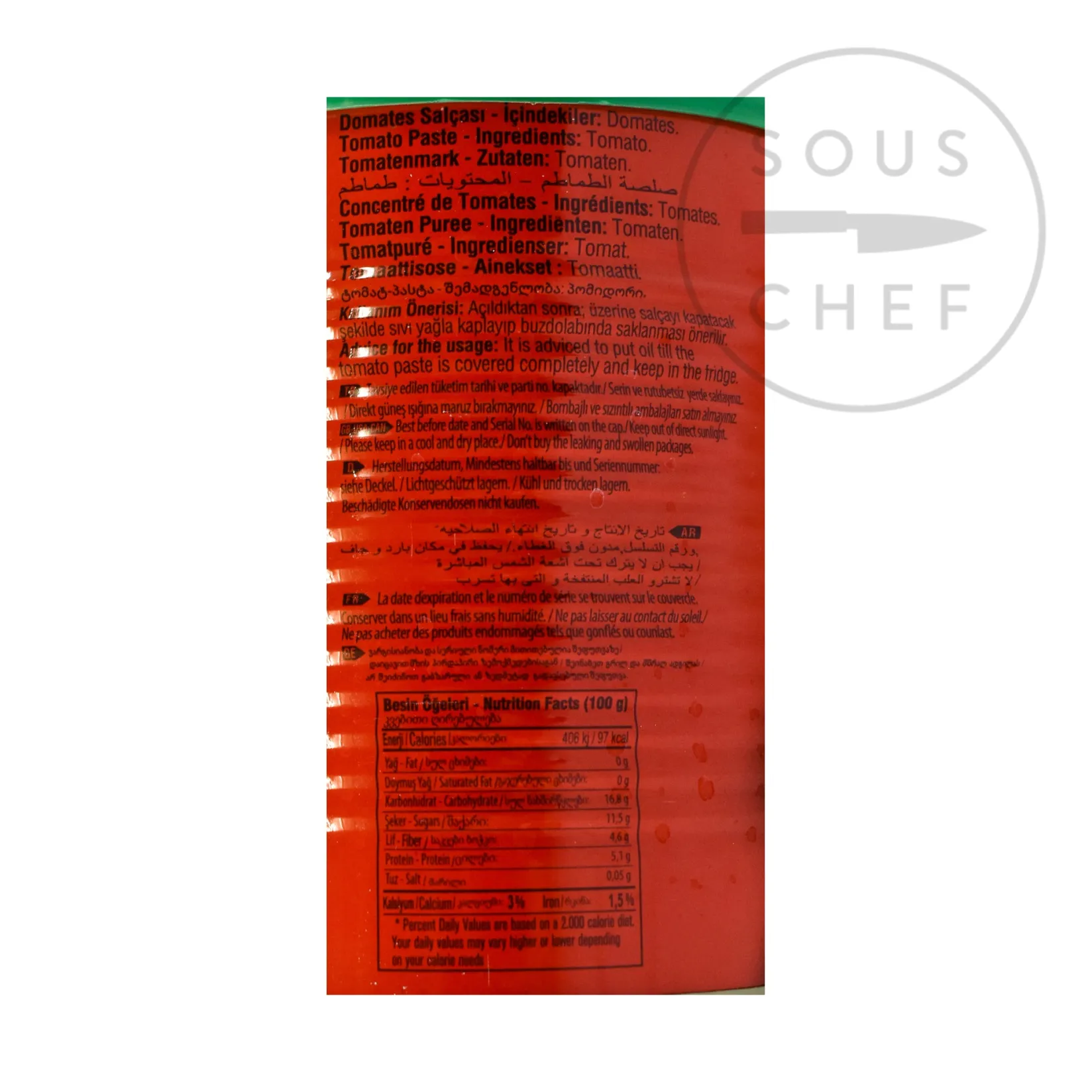 Best Turkish Tomato Paste, 830g Ingredients Brands|Middle Eastern Ingredients