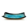 Online Turquoise Crackle Glaze Platter Japanese Ingredients|Serveware