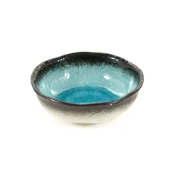 Discount Turquoise Glaze Bowl, 12cm dia x 4cm high Tableware Brands|Japanese Ingredients