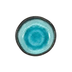 Discount Turquoise Glaze Bowl, 12cm dia x 4cm high Tableware Brands|Japanese Ingredients