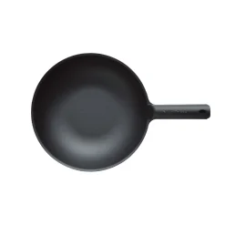 Online Black Japanese Lightweight Cast Iron Wok, 31cm Japanese Ingredients|Pots & Pans