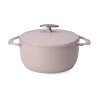 New Sakura Pink Japanese Lightweight Cast Iron Dutch Oven, 22cm Japanese Ingredients|Pots & Pans