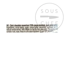 Guanaja 70% Dark Chocolate Chips French Ingredients|Baking Ingredients