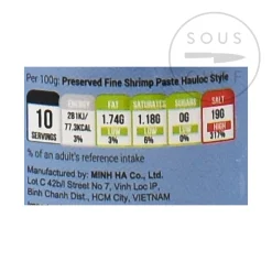 Sale Vietnamese Shrimp Paste Ingredients Brands|Southeast Asian Ingredients