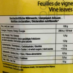 Discount Vine Leaves in Brine, 420g Vegetables|Ingredients Brands