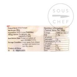 Online White Fungus, 80g Chinese Ingredients|Vegetables