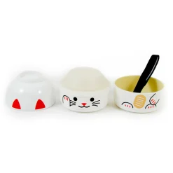 Hot White Manekineko Bento Box, 640ml Tableware Brands|Japanese Ingredients