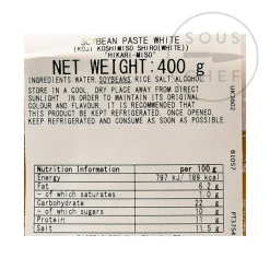 Hot White Miso Paste, 400g Japanese Ingredients|Sauces & Condiments