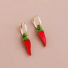 Sale Chilli Pepper Hoop Earrings Tableware Brands