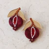 Outlet Mini Pomegranate Stud Earrings Tableware Brands