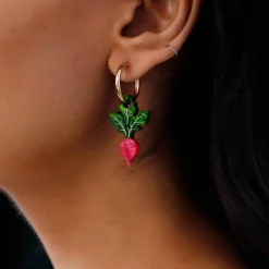 Sale Radish Hoop Earrings Tableware Brands