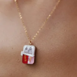 New Tin of Sardines Necklace Tableware Brands