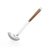 Discount Wood Handle Stainless Steel Ladle Kitchen Tools & Utensils