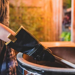 Online Set of 2 Leather BBQ Gloves Bbq & Smoking