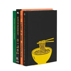 Clearance Yellow Ramen Metal Bookend Tableware Brands