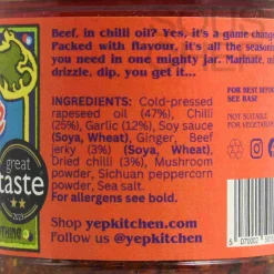 Best Garlic Chilli Oil with Beef, 160g Ingredients Brands|Chinese Ingredients