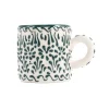 Clearance Yesil Ve Beyaz Boyali Coffee Cup, 140ml Tableware Brands