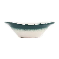 Hot Yesil Ve Beyaz Boyali Oval Bowl, 16cm Tableware Brands|Crockery & Dinnerware