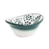 Online Yesil Ve Beyaz Boyali Oval Bowl, 10.5cm Tableware Brands|Crockery & Dinnerware