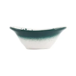 Online Yesil Ve Beyaz Boyali Oval Bowl, 10.5cm Tableware Brands|Crockery & Dinnerware